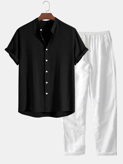 James | Conjunto de verano de lino para hombre