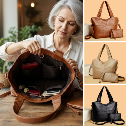 Gabbie – Elegante bolso estructurado con doble asa