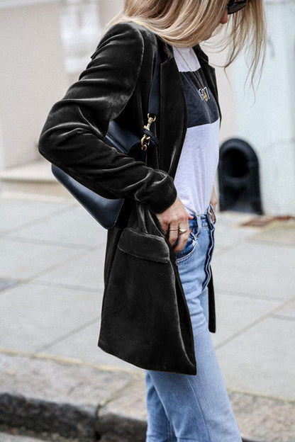 Larue | Blazer para mujer | Terciopelo