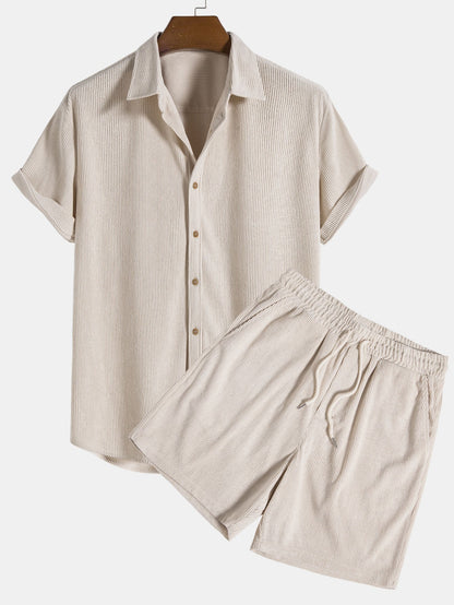 Kareem | Conjunto de polo y pantalones cortos con estilo para hombre
