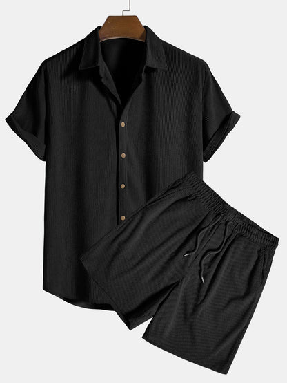 Kareem | Conjunto de polo y pantalones cortos con estilo para hombre
