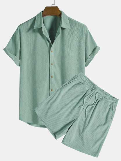 Kareem | Conjunto de polo y pantalones cortos con estilo para hombre