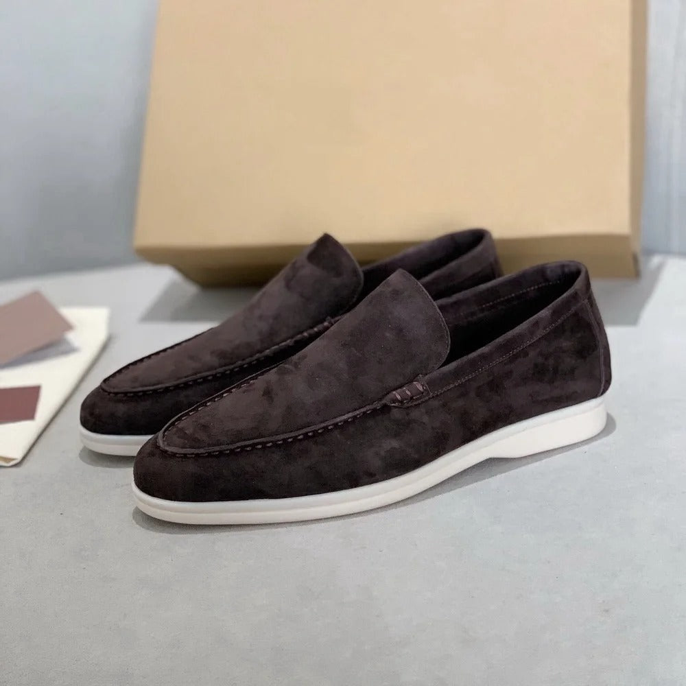 Donny | Mocasines cómodos de ante | Old Money Style para hombre